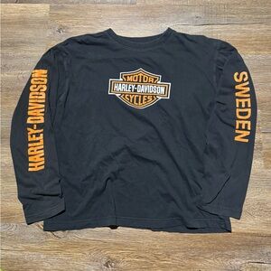 Harley‎ Davidson Long Sleeve with Sleeve Hits
